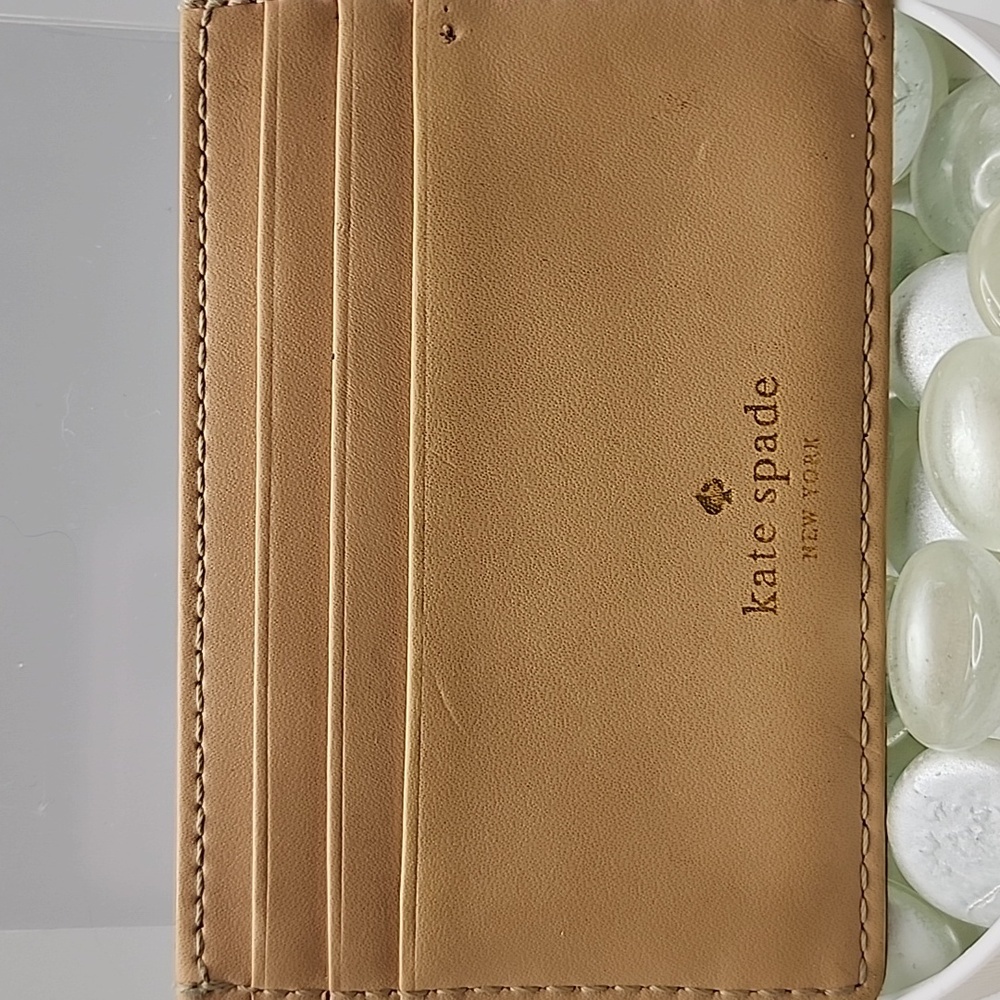 Kate Spade Green Leather‎ Card Holder - Picture 4 of 10